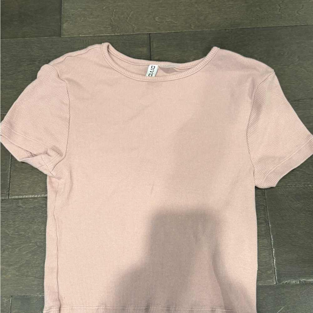 H&M Chic Pink Short Sleeve Top
